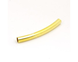Трубочка для бус арт.TBY-Т-3-30 ( JA-27 ) 3*30мм цв. золото