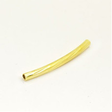 Трубочка для бус рефленая арт.TBY-Тр-2-25 ( JA-28 ) 2*25мм цв. золото