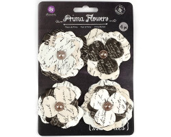 Бумажные цветы Prima арт.571184 Parola №1 4 шт 2,5-7,6см