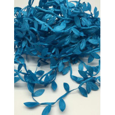 Листочки на тесьме цв.голубой уп.10 м
