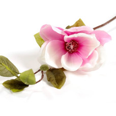 СЛ.137699 Цветы искусственные магнолия розовая 70 см