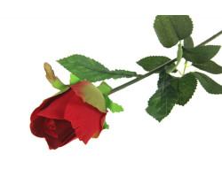 СЛ.138538 Цветы искусственные Роза красная d-5 см 60 см