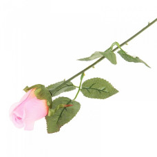 СЛ.649211 Цветы искусственные Роза розовая 70 см