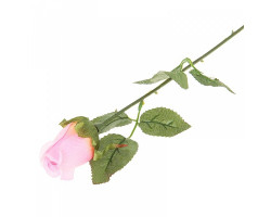 СЛ.649211 Цветы искусственные Роза розовая 70 см