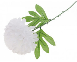 СЛ.652051 Цветы искусственные Пион цв.белый 47см d-16см