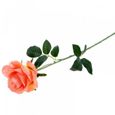 СЛ.799656 Цветы искусственные Роза свидание цв.розовый 60см