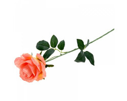 СЛ.799656 Цветы искусственные Роза свидание цв.розовый 60см