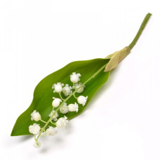 Цветок искусственный Ландыш арт.Ц7.4017572 цв.белый 24см
