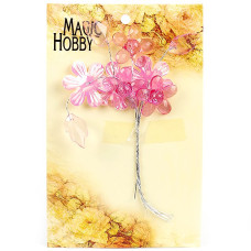 Цветы акриловые MAGIC HOBBY арт.TBY-LST-2 цв.1 розовый