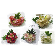 Цветы искусственные арт.FAF.3-186.а Букет (пион, роза, гортензия)25 см