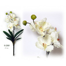 Цветы искусственные арт.FAF.6-288.а Орхидея кремовая с корнями 45см