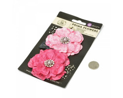 Цветы Plume арт.575502 8,3 см 2 шт Розовые