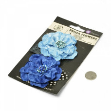 Цветы Plume арт.575519 8,3 см 2 шт Синие