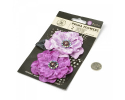 Цветы Plume арт.575540 8,3 см 2 шт Фиолетовые