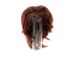 Волосы для кукол арт.КЛ.23365 П140 (прямые, короткие) цв.Кашт