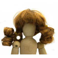 Волосы для кукол арт.КЛ.23766 П30 (хвостики) цв.р.темный