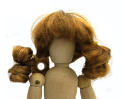 Волосы для кукол арт.КЛ.23766 П30 (хвостики) цв.р.темный