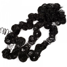 Волосы для кукол КЛ.22494 кудряшки длина упак. 180см цв.черный