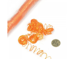 Волосы для кукол кудряшки длина 180см цв. оранжевый