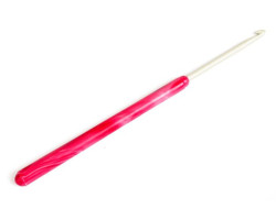 Крючки для вязания арт.ВОС С-82 D=2,5мм аллюминий тефлон с пласт.ручкой