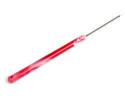 Крючки для вязания арт.ВОС С-90 D=1,0мм сталь цв.оксид с пласт.ручкой