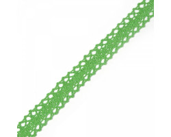 Тесьма вязаная TBY-6307-1.08 шир.20мм цв.08 зеленый уп.9,14м