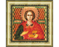 Набор для вышивания Вышивальная мозаика арт. 022ПМИ.Св.Пантелеймон 6,5х6,5см