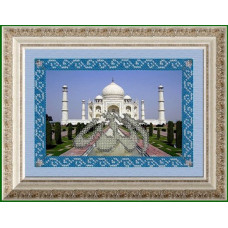 Набор для вышивания Вышивальная мозаика арт. 096РВМ.Мечети мира.Тадж Махал 14х20см