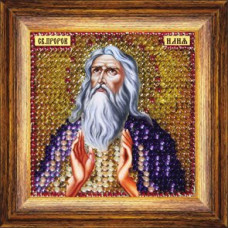 Набор для вышивания Вышивальная мозаика арт. 129ПМИ.Святой Пророк Илия 6,5х6,5см