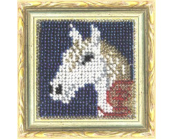 Набор для вышивания Вышивальная мозаика арт. 159ЗД.Лошадка 6,5х6,5см