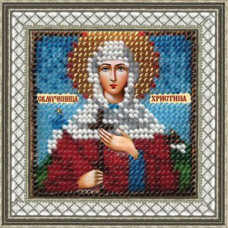 Набор для вышивания Вышивальная мозаика арт. 221ПМИ Икона 'Св. Мученица Христина Лампасакийская'