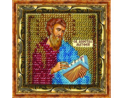 Набор для вышивания Вышивальная мозаика арт. 227ПМИ Икона 'Св.Апостол и Евангелист' 6,5х6,5см