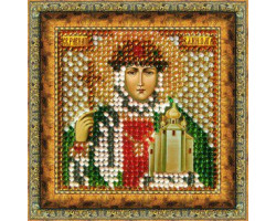 Рисунок на ткани Вышивальная мозаика арт. 4031 Икона 'Св. Княгиня Ольга' 6,5х6,5 см