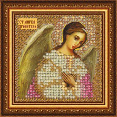 Рисунок на ткани Вышивальная мозаика арт. 4035 Икона 'Св. Ангел Хранитель' 6,5х6,5 см