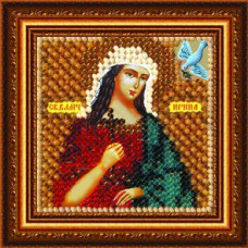 Рисунок на ткани Вышивальная мозаика арт. 4039 Икона 'Св. Мученица Ирина' 6,5х6,5 см