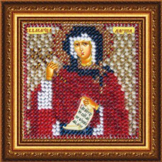 Рисунок на ткани Вышивальная мозаика арт. 4041 Икона 'Св. Мученица Марина Антиохийская' 6,5х6,5 см