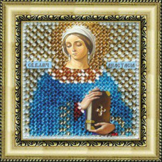 Рисунок на ткани Вышивальная мозаика арт. 4042 Икона 'Св. Мученица Анастасия' 6,5х6,5 см