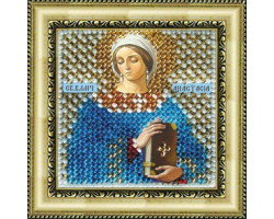 Рисунок на ткани Вышивальная мозаика арт. 4042 Икона 'Св. Мученица Анастасия' 6,5х6,5 см