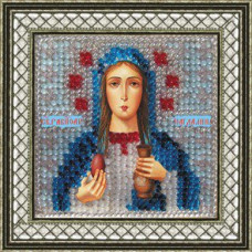 Рисунок на ткани Вышивальная мозаика арт. 4062 Икона 'Св. Равноапостольная Мария Магдалина' 6,5х6,5