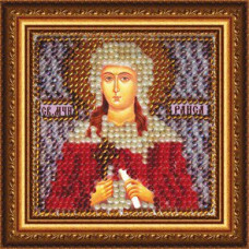 Рисунок на ткани Вышивальная мозаика арт. 4071 Икона 'Св. Мученица Раиса' 6,5х6,5 см