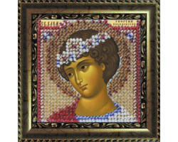 Рисунок на ткани Вышивальная мозаика арт. 4126 Икона 'Св. Великомученик Георгий' 6,5х6,5 см