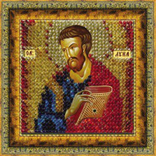 Рисунок на ткани Вышивальная мозаика арт. 4132 Икона 'Св. Апостол и Евангелист Лука' 6,5х6,5 см