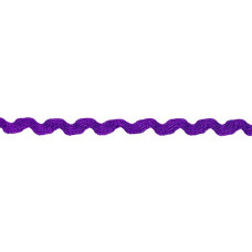 Тесьма плетеная 'вьюнчик' арт.С-3014 (3582) г17 шир.8мм (5мм) рис.6688 цв.048 фиолетовый фас.20м