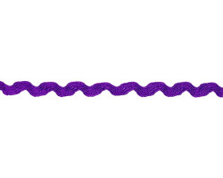 Тесьма плетеная 'вьюнчик' арт.С-3014 (3582) г17 шир.8мм (5мм) рис.6688 цв.048 фиолетовый фас.20м