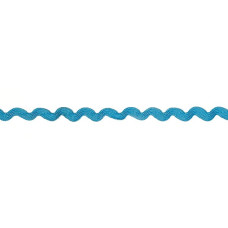 Тесьма плетеная 'вьюнчик' арт.С-3014 (3582) г17 шир.8мм (5мм) рис.6688 цв.054 морская волна фас.20м