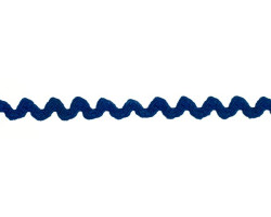 Тесьма плетеная 'вьюнчик' арт.С-3014 (3582) г17 шир.8мм (5мм) рис.6892 цв.041 синий фас.20м