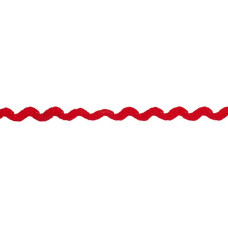 Тесьма плетеная 'вьюнчик' арт.С-3014 (3582) г17 шир.8мм (5мм) рис.6892 цв.058 красный фас.20м