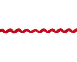 Тесьма плетеная 'вьюнчик' арт.С-3014 (3582) г17 шир.8мм (5мм) рис.6892 цв.058 красный фас.20м