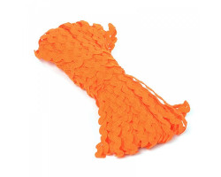 Тесьма плетеная 'вьюнчик' арт.С-3014 (3582) г17 шир.8мм (5мм) рис.6892 цв.140 оранжевый фас.20м