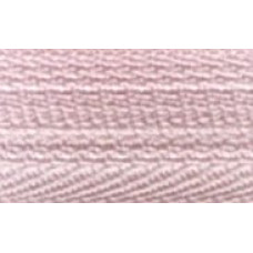 Молния пласт. юбочная №3, 18см, цв. 131 бледно-розовый